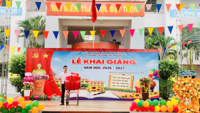 TRƯỜNG TIỂU HỌC VÕ THỊ SÁU TỔ CHỨC LỄ KHAI GIẢNG NĂM HỌC 2026–2027